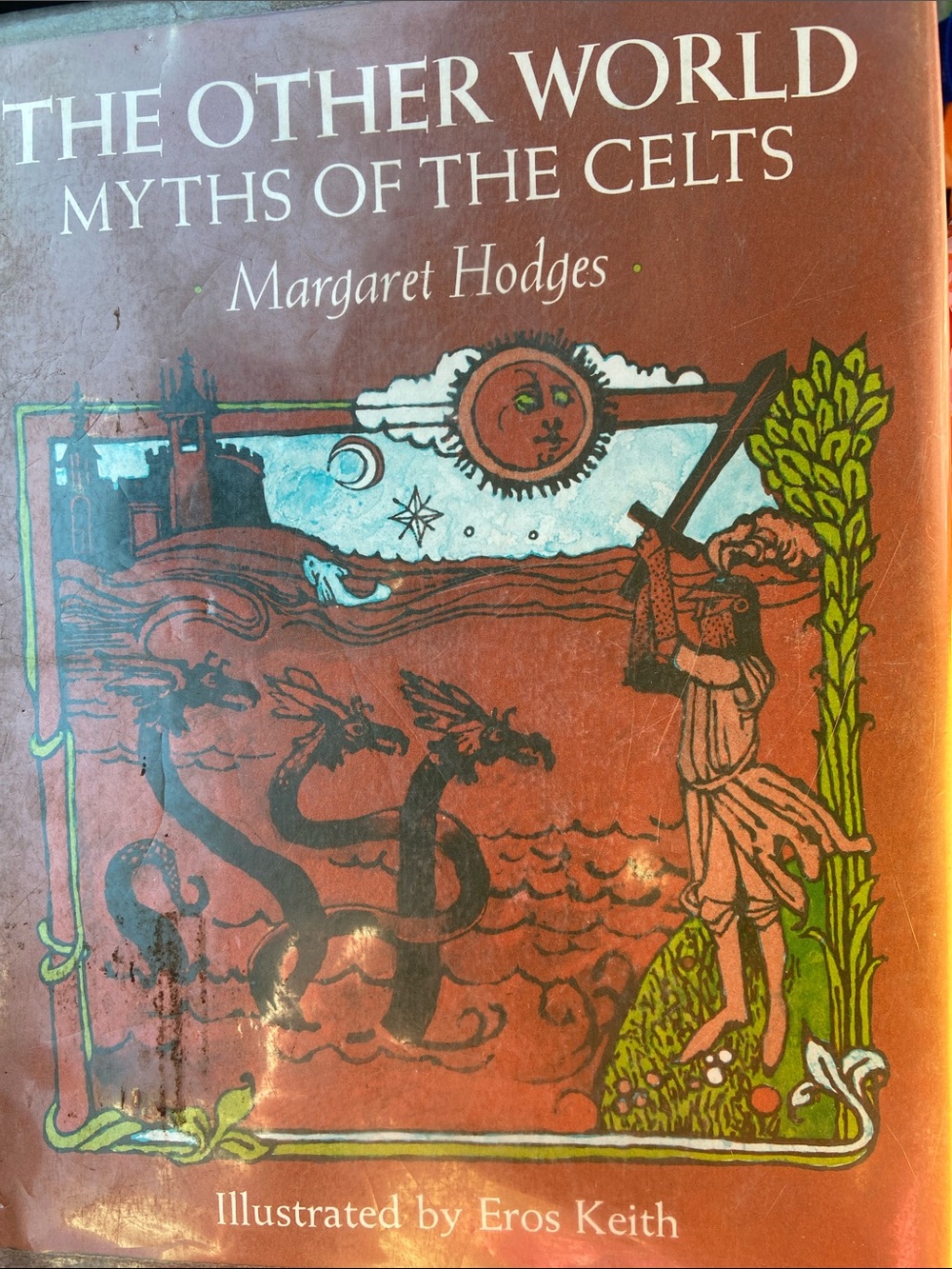 Celtic Mythology book Celt Myths Celts Irish Ireland ocean serpent castle sword